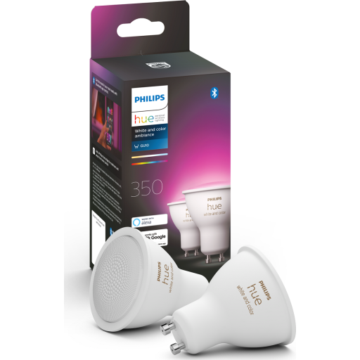 Philips HueWCA 4.3W GU10 2P EUR Philips HueWCA 4.3W GU10 2P EUR