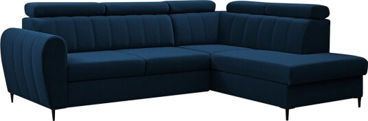 Hoffman Sofa med Sjeselong 3 seter Blå Hoffman Sofa med Sjeselong 3 seter Blå