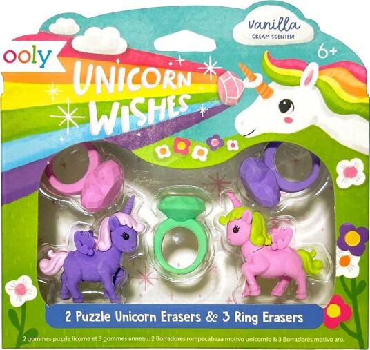 Ooly Scented Eraser 5 pcs Unicorn Wishes Vanilla Pink One Size Ooly Scented Eraser 5 pcs Unicorn Wishes Vanilla Pink One Size