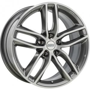 BBS SX Platinum Silver Polish 8x18 5x112 ET44 B82