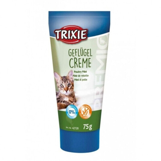 Trixie Premio Fuglepaté 75g - Glutenfri Kattegodbit med Kylling Trixie Premio Fuglepaté 75g - Glutenfri Kattegodbit med Kylling