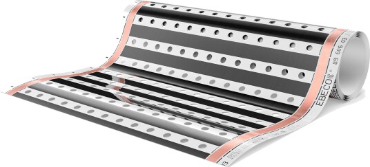Ebeco Foil 48 v Gulvvarmefolie 48 v, 1 m, 80 w/M² 43 cm X 1 m