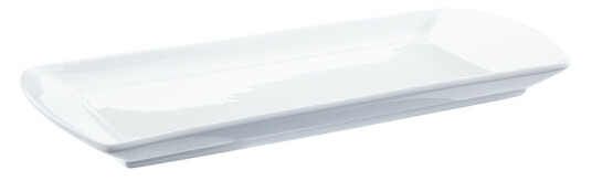 Pulsiva Tallerken Loa; 33.5x14.5x3 cm LxBxH; Hvit; Rektangulær; 3 Stykk / Forpakning