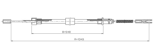 Metzger Tautrekk parkeringsbrems METZGER 10.7814