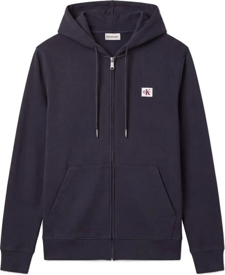 Calvin Klein Jeans Ls Eu 350Terry Badge Fz Hoodie Navy S