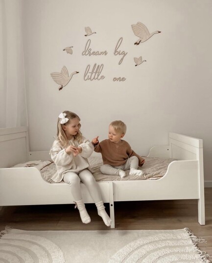 lis wycina Dream Big Little One 2 Veggdekorasjon Gjess