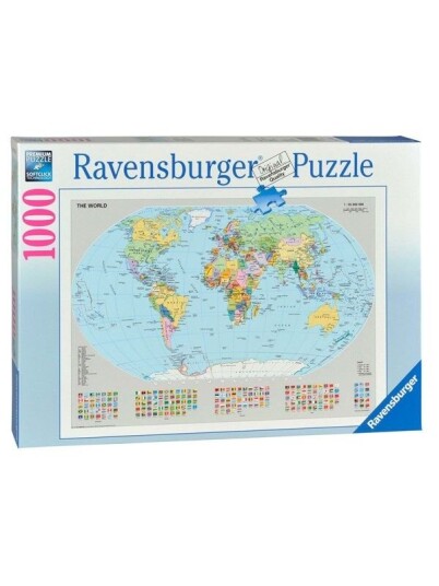 Ravensburger Political world map 1000pcs.