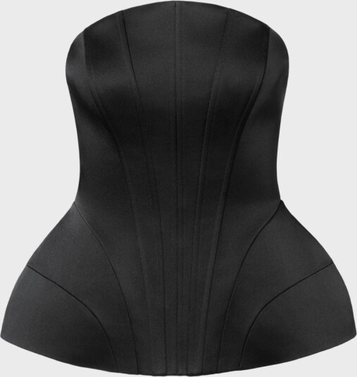 Malina Bellina Sculpted Corset Top   Black   34