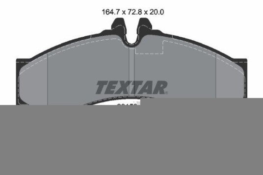 Bremseklosser TEXTAR 2915301 Bremseklosser TEXTAR 2915301