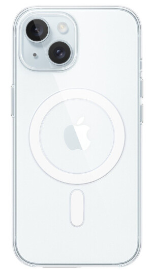 Apple iPhone 15 Transparent MagSafe Deksel i Polykarbonat