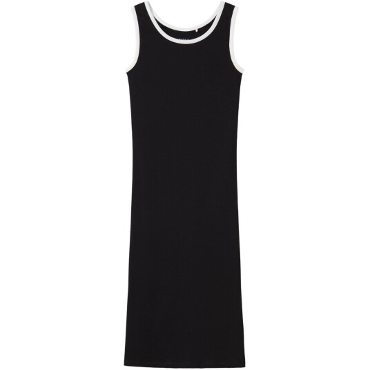 Name It Black Jally Slim Long Kjole 140