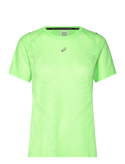 Asics Metarun Ss Top   Green   S