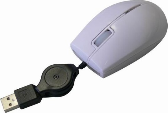 Mouse All New All New Mouse M-92, Optical, 3-Cl., 1 Scroll, Usb, White, 800Dpi, Mini