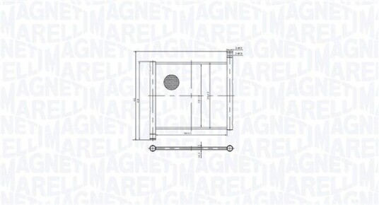 Radiator MAGNETI MARELLI 350213213700