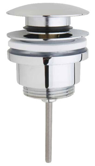 Alterna Bunnventil Push-open - Universal Krom Alterna Bunnventil Push-open - Universal Krom