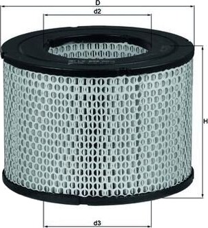 MAHLE LX 606 Luftfilter MAHLE LX 606 Luftfilter