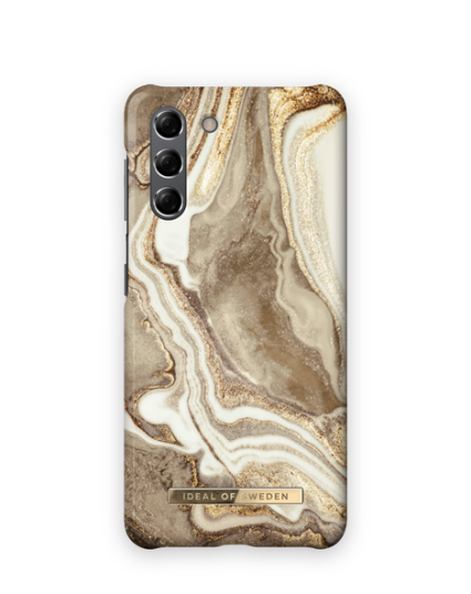 iDeal of Sweden Fashion Case Galaxy S21 Golden Sand Marble