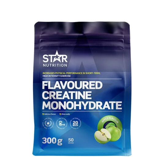 Star Nutrition Flavoured Creatine - 300g - Apple Star Nutrition Flavoured Creatine - 300g - Apple