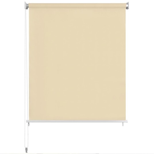 vidaXL Utendørs rullegardin 240X230 cm krem