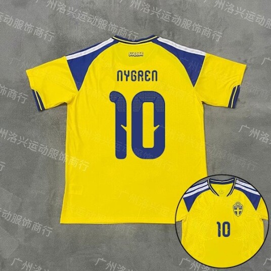 VM 2026 USA Canada Mexico: Sveriges landslag hjemmedrakt nr. 10 – NYGREN