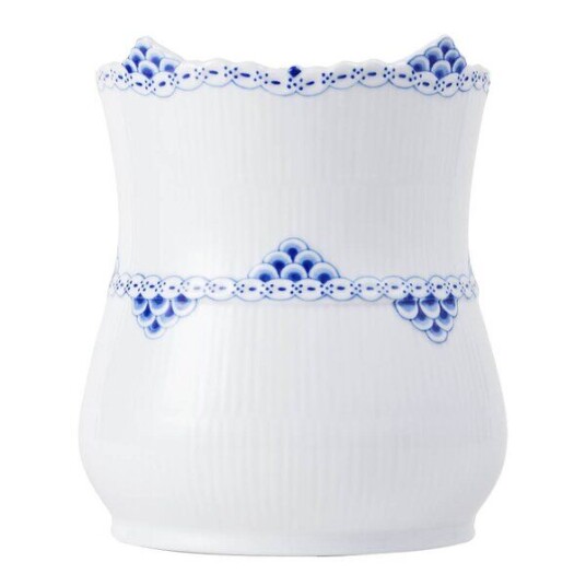 Royal Copenhagen Princess vintage vase 17 cm blå/hvit Royal Copenhagen Princess vintage vase 17 cm blå/hvit