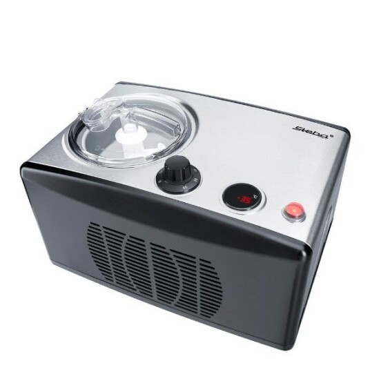 Steba STIC150 Kompressor Ismaskin 1,5L med Rustfritt Stål og Timer Steba STIC150 Kompressor Ismaskin 1,5L med Rustfritt Stål og Timer