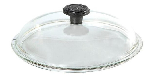 Skeppshult  Glasslokk m/støpejernsknott 28 cm
