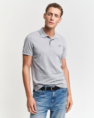 GANT The Original Polo Grey Melange GANT The Original Polo Grey Melange