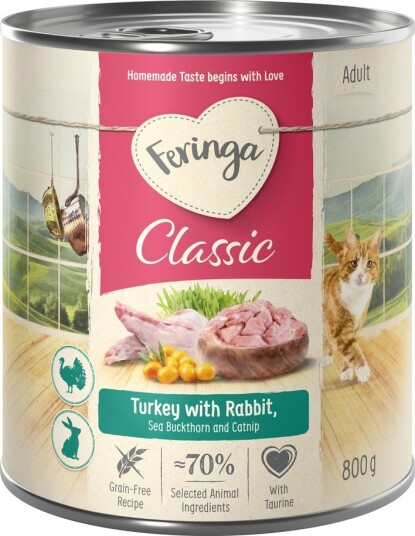 Feringa Meny Duo Kanin Kalkun 12X800 G