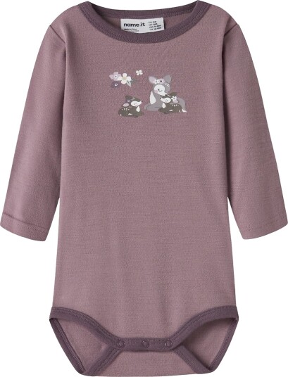 Name It Body I/e Ull NbfWillit Paddesopp/Bambi + Blomster Name It 1½ år (86) Langermet Body Lilla Rosa Name It Body I/e Ull NbfWillit Paddesopp/Bambi + Blomster Name It 1½ år (86) Langermet Body Lilla Rosa