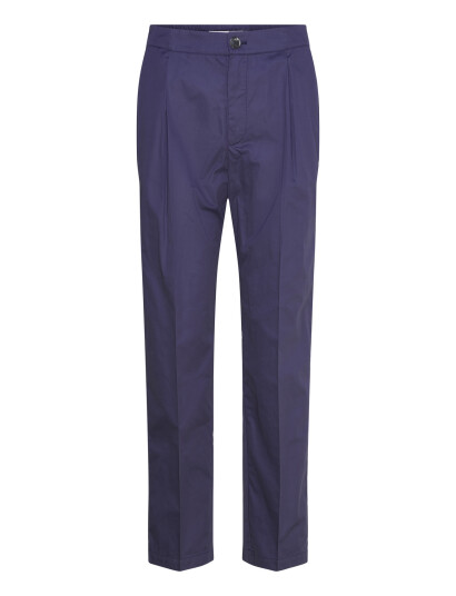 Naja Lauf Nico Pants Cotton Sateen - Navy - 40 Naja Lauf Nico Pants Cotton Sateen - Navy - 40