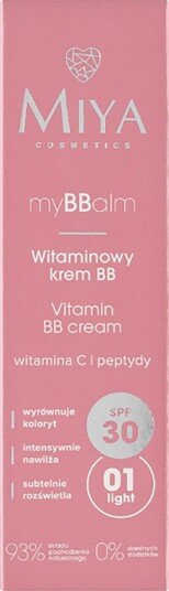 Miya myBBcream Vitamin BB Cream SPF30 01_light