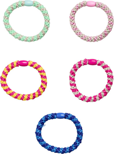 Pieces Pcjasmina Hair Elastic 5-Pack D2D Pink ONE SIZE Pieces Pcjasmina Hair Elastic 5-Pack D2D Pink ONE SIZE