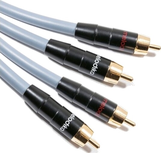 Melodika Md2r120g Kabel 2Xrca - 2X Rca Gunmetal 12 M
