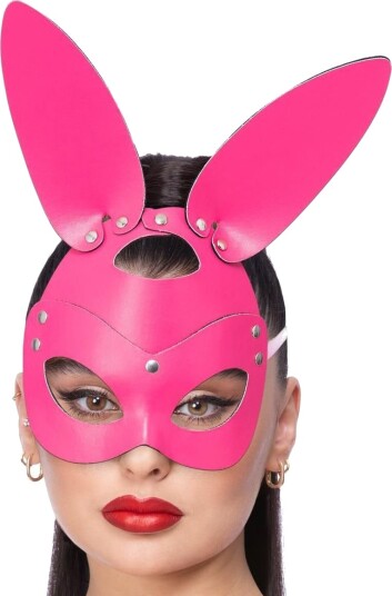 Sexy Rosa Bunnymaske med Nagler