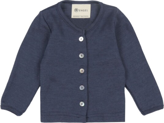 Engel Cardigan Ull/Silke Navy Blue Engel 62/68 Cardigan Blå 62 68