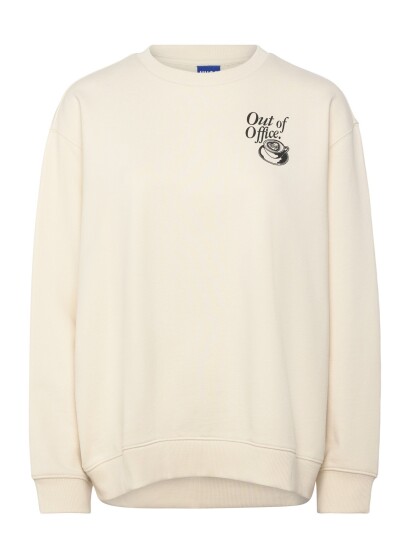 HUGO BLUE Classic Crew_B_3 Cream XL HUGO BLUE Classic Crew_B_3 Cream XL