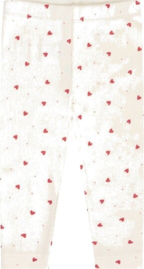 Minymo Leggings Aop Rib Cream 74 Minymo Leggings Aop Rib Cream 74