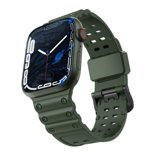 Hurtel Triple Protection Reim til Apple Watch 38/40/41mm Grønn
