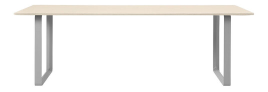 Muuto 70/70 spisebord 225 x 90 cm Sand laminate-Plywood-Grey