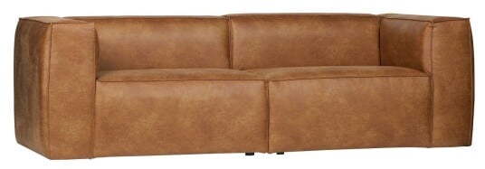 WOOOD - Bean 3,5-seter. Sofa - Cognac