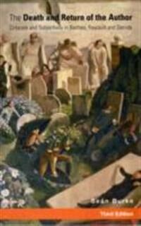 The Death And Return Of The Author Av Dr. Sean Burke
