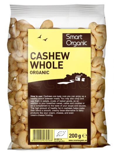 Diverse Cashewnøtter Hele 200g Diverse Cashewnøtter Hele 200g