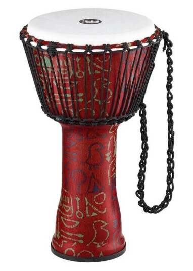 Meinl Padj1-M-F Travel Rope Djembe 10" Pharaohs Script