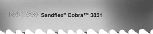 Bahco Bandsågblad Cobra 3851 M42 2940x27x0.9 6/10t, Sandflex