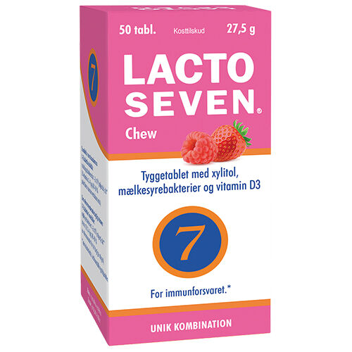 Vitabalans Lacto Seven Chew 50 Tabletter Vitabalans Lacto Seven Chew 50 Tabletter
