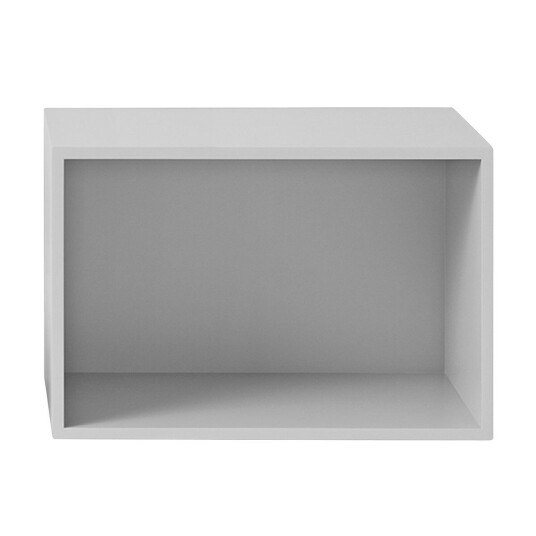 Muuto Stacked 2.0 hyller med ryggskive, large lysegr? Muuto Stacked 2.0 hyller med ryggskive, large lysegr?