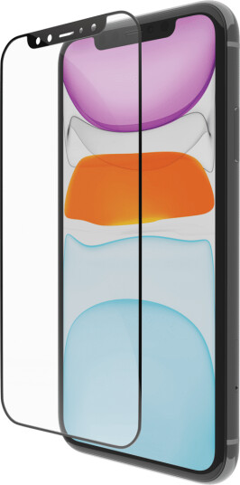 Dbramante1928 Eco-Shield Skjermbeskyttelse for iPhone 11/XR - Svart Ramme, 9H Hardhet