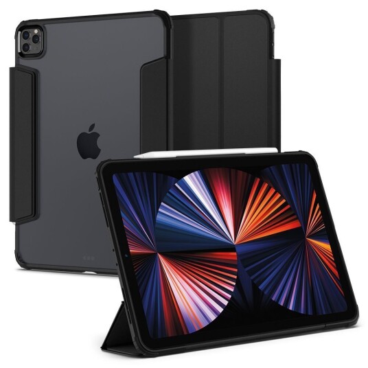 Spigen iPad Pro 11" (2022 / 2021 / 2020 / 2018) Spigen Ultra Hybrid Pro Deksel - Svart