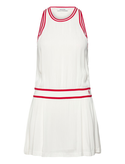Sporty & Rich Src Phoebe Dress White/Bright Red White XS Sporty & Rich Src Phoebe Dress White/Bright Red White XS